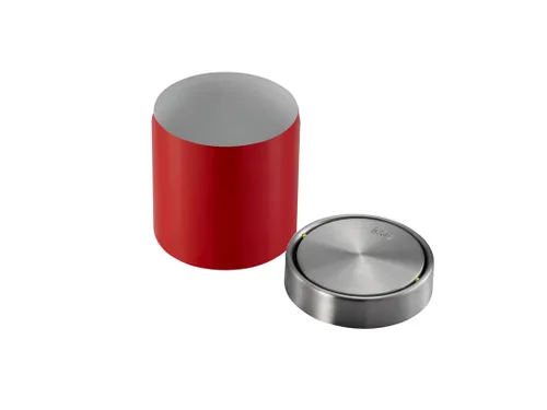 Fandy Tafelafvalbak Rood Mat RVS