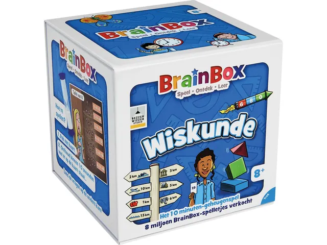 BrainBox Wiskunde geheugenspel 8+
