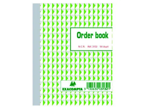 Orderboek Exacompta 135x105mm 50x2vel