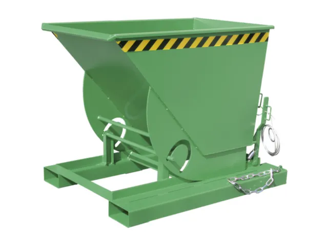 kiepbak,HxLxB 1070x1420x1008mm,0,5m³,draagverm. 1000kg,RAL6011