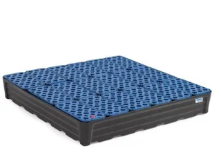 opvangbak,v. kleinemballage,opvangvol. 180l,HxBxD 180x1168x1168mm - 1