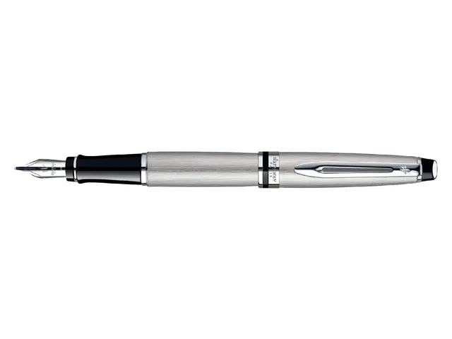 Vulpen Waterman Expert Stainless Steel CT Medium Blauwe inkt