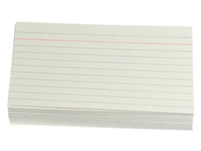 Witte Systeemkaarten Gallery 7,5 x 12,5 cm Lijn