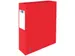 Elba Elastobox Oxford Top File+ A4 Rug 60mm Rood karton