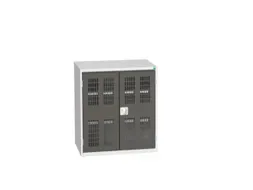 universele kast,HxBxD 900x800x550mm,2xStalen bodem,draaigrendelslot