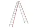 escabeau industriel,double face,2x12marches,Hauteur 2,31m