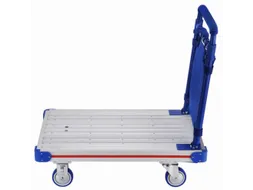 Aluminium-Duwbeugelwagen,In-/Uitklapb.,Draagverm. 200Kg