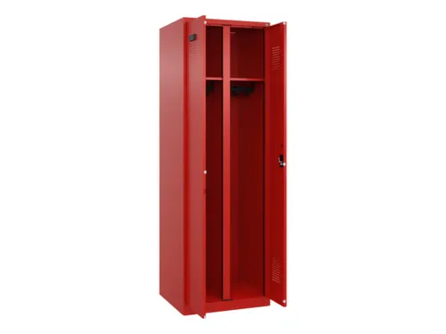 locker voor scheiding van kleding,HxBxD 1850x600x500mm,2vak