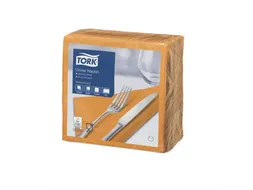 Tork 477907 Dinnerservet 39x39cm 2-laags 1/4 vouw 12x150st Oranje