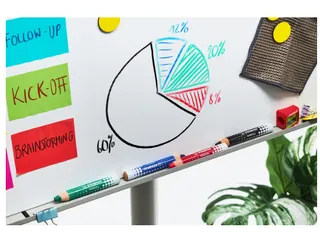 Whiteboardpotlood STABILO MARKdry incl 2 slijpers zwart classpack 30st - 5