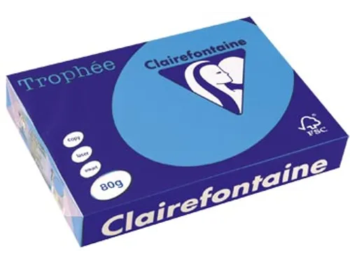 Trophée Intens Gekleurd Papier A4 80 gram 500vel Koningsblauw