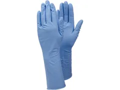 Tegera 846 nitril wegwerphandschoenen blauw maat 9, per 50 stuks