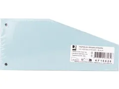 Intercalaires Trapèze, Paquet De 100 Pièces, Bleu