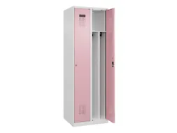 locker voor scheiding van kleding,HxBxD 1850x600x500mm,2vak