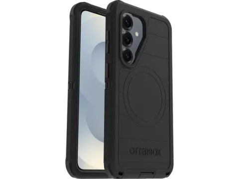 Defender Pro Samsung Galaxy S26 Plus Hoesje Magnetic Back Cover Zwart