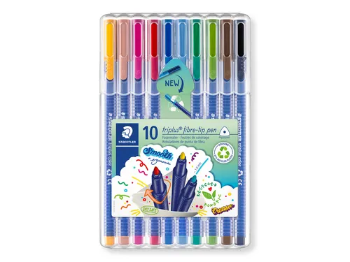 Kleurstift Staedtler 323 Triplus color à 10 stuks assorti