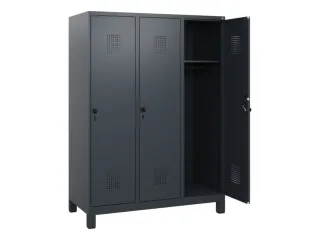 schoollocker,HxBxD 1630x1200x500mm,3vak,vak B 400mm,draaigrendel - 1