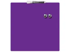 Rexel Magnetische Droog Uitwisbare Tegel Paars 36x36cm
