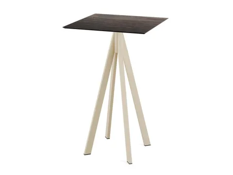 statafel,HxBxD 1090x700x700mm,rechthoekig,4voeten zandkleuren