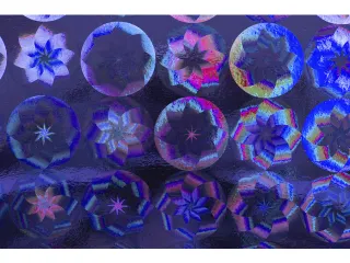 Holografisch karton Kangaro pak 10 vel A4 ass(1) 300 grams mix 1 - 7
