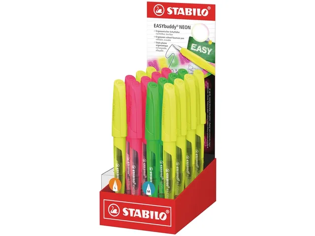 Vulpen STABILO Easybuddy L en M neon assorti