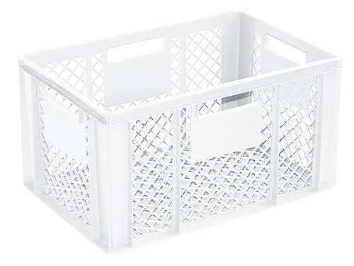 Euronorm Stapelkrat Hxlxb 320x600x400mm 63liter Open Wit