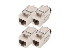 CAT 8.1 Keystone-module afgeschermd Gereedschapsloze installatie 4 stu