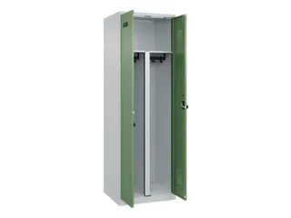 PBM-locker,HxBxD 1850x600x500mm,2vak,vak B 300mm,draaigrendel - 1