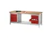 établi,HxlxP 900x2000x700mm,piètement/corps RAL7035,face avant RAL30