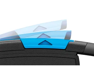 Martor SECUMAX 320 Veiligheidsmes rechthoekig 4mm zwart - 4