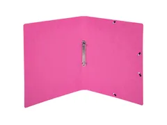 Ringmap Elastatiek glans karton 2R 15mm roze