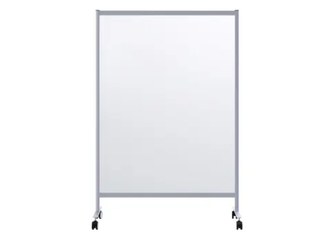 mobiel hygiënescherm 1800x1200x390mm enkel veld PMMA