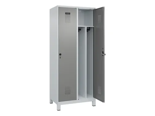 locker voor scheiding van kleding,HxBxD 1950x800x500mm,2vak