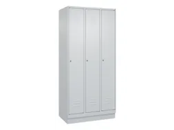locker,HxBxD 1950x900x500mm,3vak,vak B 300mm,cil.-slot,sokkel