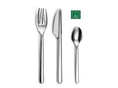 Leaves by Amefa Bestekset 3-delig met Servet