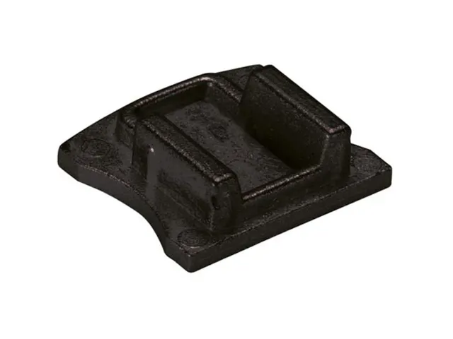 Aluminium Afsluitdop Voor SL15 Profiel - Zonder Kabeldoorvoer - Zwart