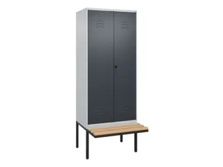 locker voor scheiding van kleding,HxBxD 2120x800x815mm,2vak - 1