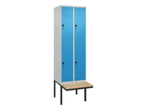 Dubbeldekse dekenkist,HxBxD 2120x600x815mm,2x2vak.,vak B 300mm