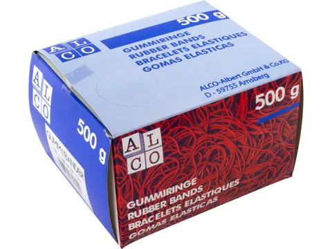 Élastiques Alco 150x4mm Boîte 500g Naturel