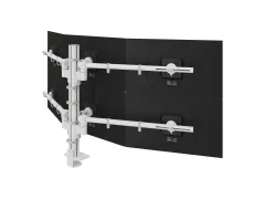 Bras 6 écrans Viewgo modular 260 blanc