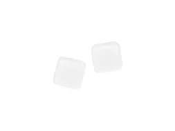 Magneten Naga 25x25mm vierkantacrylic set a 2st. Pure White extra ster