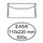 Envelop Hermes Bank Ea5/6 110x220mm Wit Gegomd