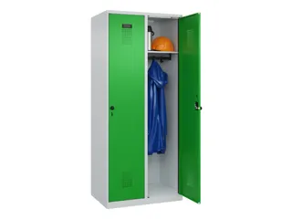 locker,HxBxD 1850x800x500mm,2vak,vak B 400mm,draaigrendel - 1