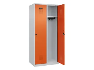 locker,HxBxD 1850x800x500mm,2vak,vak B 400mm,draaigrendel - 2