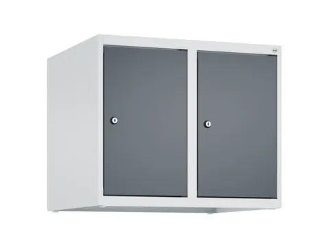 opzetkast,v. locker,2vak.,vak B 300mm,HxBxD 500x600x500mm,vleugeldeur