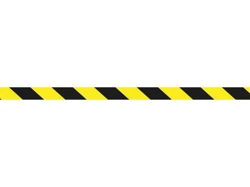 Vloermarkeringstape Raadhuis PVC 50mm x 33m zwart/geel 3 rol
