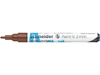 Acrylmarker Schneider Paint-It 310 2mm bruin - 4