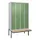 locker voor scheiding van kleding,HxBxD 2120x1200x815mm,4vak