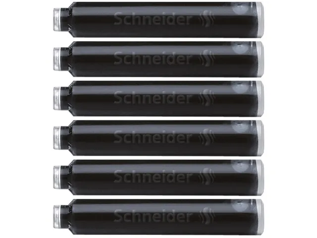Inktpatroon Schneider Zwart 6 stuks
