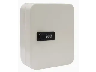 Sleutelkast 30 Sleutels Wandmontage Met Wachtwoordcode Wit - 1